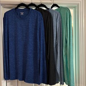 Men's Athletic Quick-dry long sleeve performance activewear